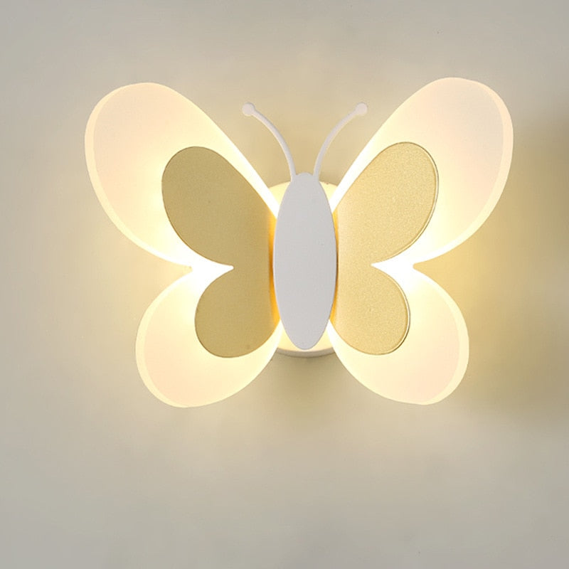 Nordic Butterfly LED Butterfly Wall Sconce For Indoor Home Decoration,  Living Room, Bedside, Night Light Perfect For New Year And Christmas  HKD230701 From Fadacai08, $25.05