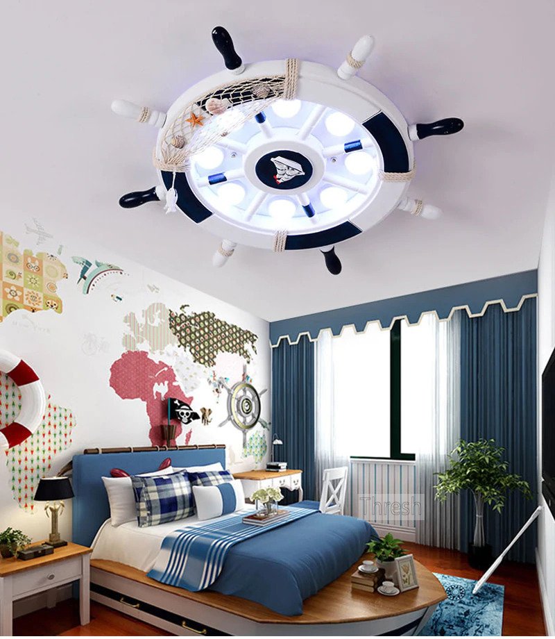 Children's Room Lighting Kids Room Ceiling Lamp Cartoon Space Lights